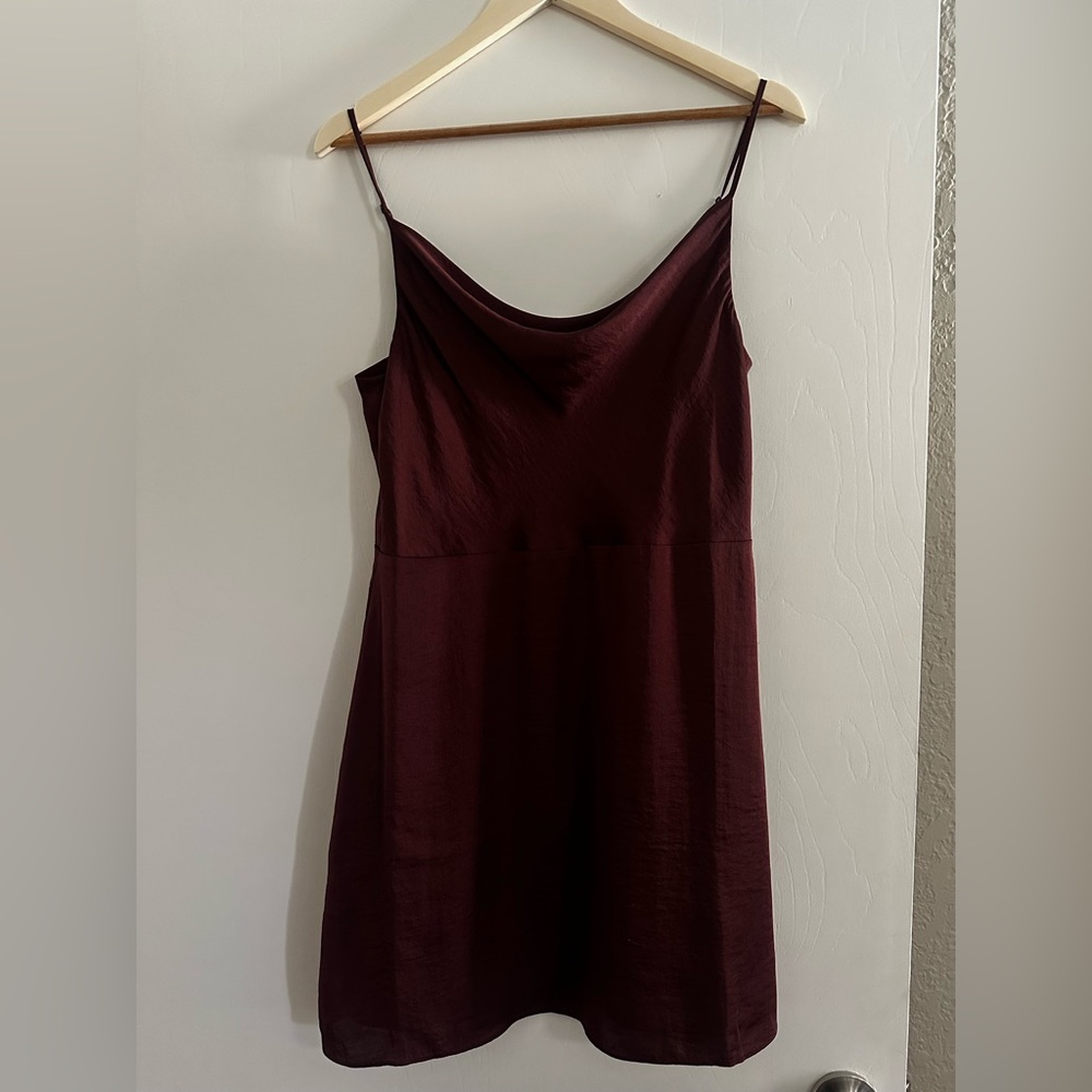 Aritzia Sunday Best Satin Dress